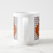 MUG BLANC GÉANT TRICOTÉ CITROUILLE DE LANTERNE (Dos)