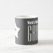 Mug Blanc gris V008C du MARIÉ le plus impressionnant (Centre)