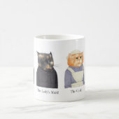 Mug Blanc LADY CATS + Texte (Centre)
