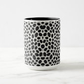 Mug Blanc Leopard élégant moderne collection de luxe M (Centre)