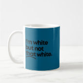 Mug Blanc mais pas si blanc citation drôle de mème des (Gauche)