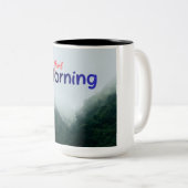 Mug Blanc Motivation Matinale | Tasse Citation Caf (Devant droit)