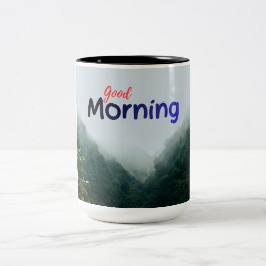 Mug Blanc Motivation Matinale | Tasse Citation Caf (Centre)