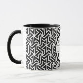 Mug Blanc noir professionnel moderne (Gauche)