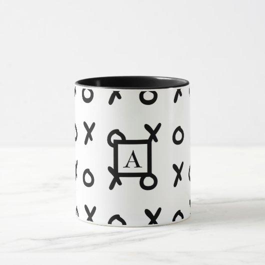 Mug Blanc & Noir X O XO X&O's Tendance Mignon (Centre)