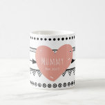 Mug blanc personnalisé 'Mummy Est.2017'<br><div class="desc">'Mummy Est.2017' Mug blanc personnalisé de 'Little Princess Collection</div>