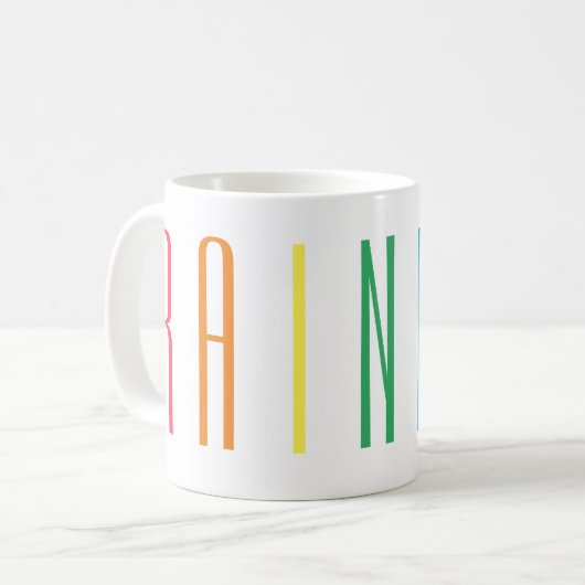 Mug blanc PLAIN (Devant gauche)