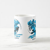 Mug blanc plongeur requin (Centre)