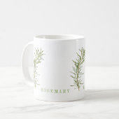 Mug blanc ROSEMAIRE FRAÎCHE (Devant gauche)