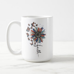 MUG BLANC ROUGE BLEUE SOUFFLE AVEC BOUTEILLES