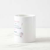 Mug Blanc rouge et bleu | Prix de la Réunion 4 juillet (Centre)