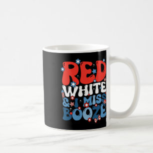 Mug Blanc Rouge Et Je Manque Booze Pregnant 4 juillet