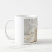 Mug Blanc Saint-Valentin avec Photo de Tasses "I L (Gauche)