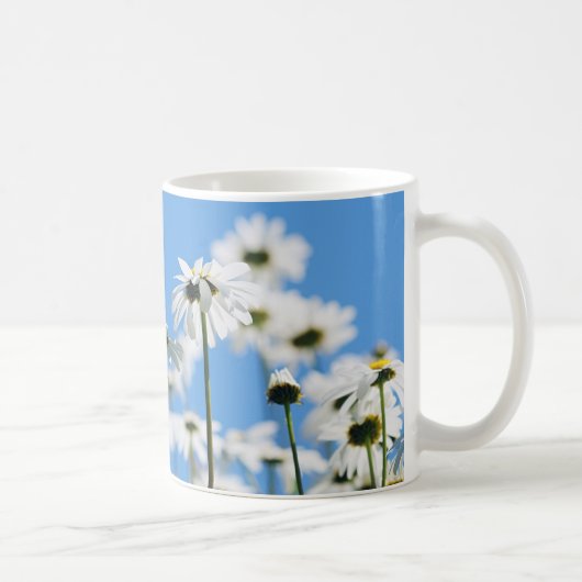 Mug Blanc sur bleu (Droite)