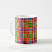 MUG BLANC TARTAN MAC RAE (Devant gauche)
