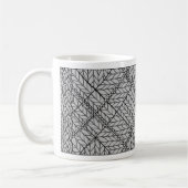 Mug Blanc Tricot ARGYLE GRIS (Gauche)