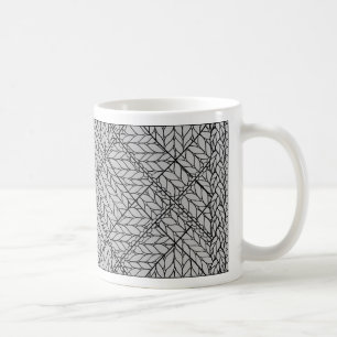 Mug Blanc Tricot ARGYLE GRIS