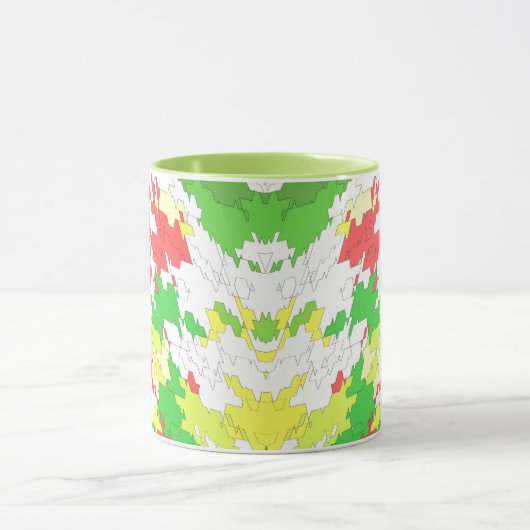 Mug Blanc Vert Rouge Jaune NOËL (Centre)