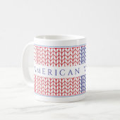 Mug blanc "VÉTÉRAN AMÉRICAIN" (Devant gauche)