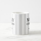 Mug Blancs et Noirs Grandes Têtes Joyeuses Noël (Centre)