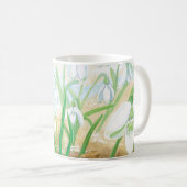 Mug Blancs, Galanthus nivalis Illustration (Devant droit)
