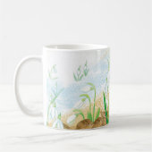 Mug Blancs, Galanthus nivalis Illustration (Gauche)