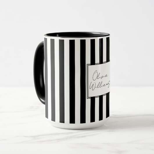 Mug Blancs noirs (Devant gauche)