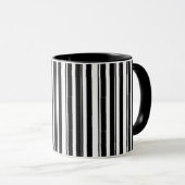 Mug Blancs noirs irréguliers (Devant droit)