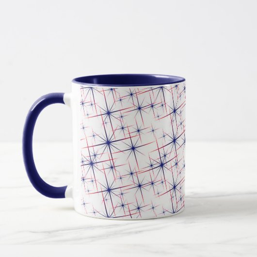 Mug Blancs rouges et bleus (Gauche)