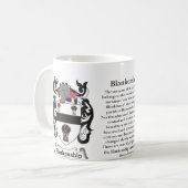 Mug Blankenship, l'origine et signification sur une (Devant gauche)