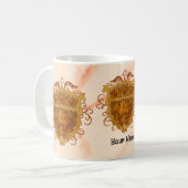 Mug Blason de famille Griffon mugue de nom de famille (Devant gauche)