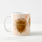 Mug Blason de famille Griffon mugue de nom de famille (Gauche)