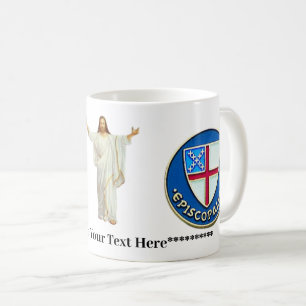 Mug Blason de l'Église épiscopale, personnalisé