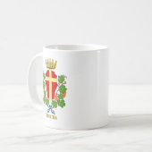 Mug Blason de Messine, Sicile (Devant gauche)