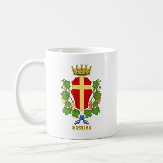 Mug Blason de Messine, Sicile (Gauche)