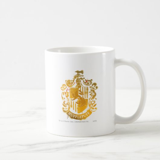 Mug Blason de Poufsouffle - Éclaboussé (Droite)