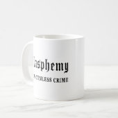 Mug Blasphème (Devant gauche)