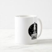 Mug Blast off style avec notre Rocket Retro (Devant droit)