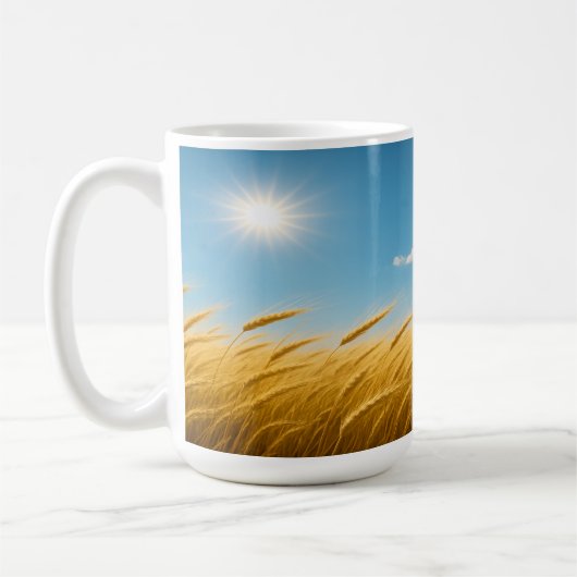 Mug Blé d'été et Ciel bleu (Gauche)