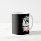 Mug Bleached Messy Lunch Lady Of Cafeteria Lunch L (Devant droit)