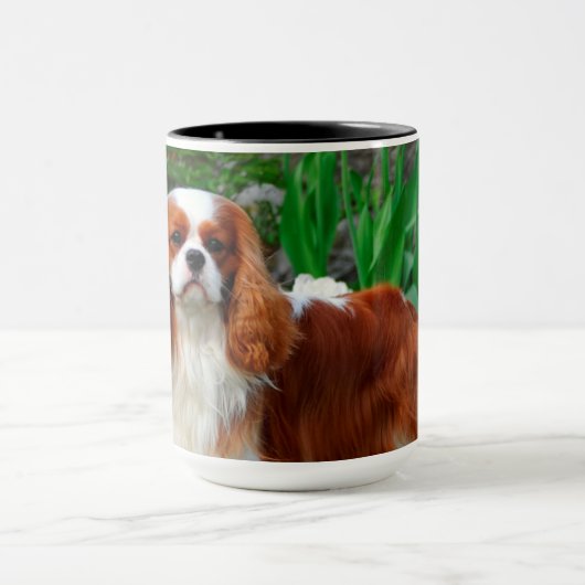 Mug Blenheim Cavalier King Charles Spaniel Chien Chien (Centre)