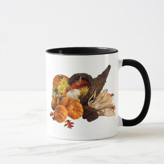 Mug Blessé Bountiful Harvest Colorful Cornucopia (Droite)