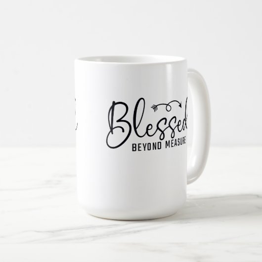 Mug Blessed Beyond Measure (Devant droit)