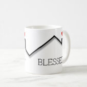 Mug Blessed Home (Devant droit)