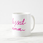 Mug Blessed Mama   (Devant droit)