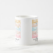 Mug "Blessed Mom" Fête des mères Pastel Coloured Hippi (Centre)