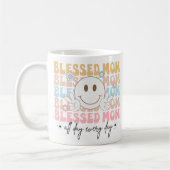 Mug "Blessed Mom" Fête des mères Pastel Coloured Hippi (Gauche)
