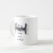 Mug Blessed Mother's Day Black White Bible Verse (Devant gauche)