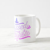 Mug Blessed sont la flexible (Devant droit)