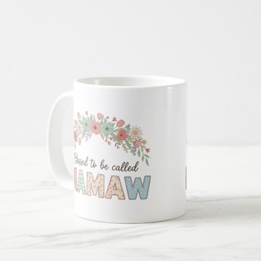 Mug Blessed to be called Mamaw (Devant gauche)